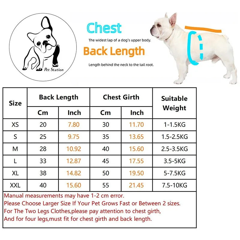 Double Sided Jacket for small and medium dogs