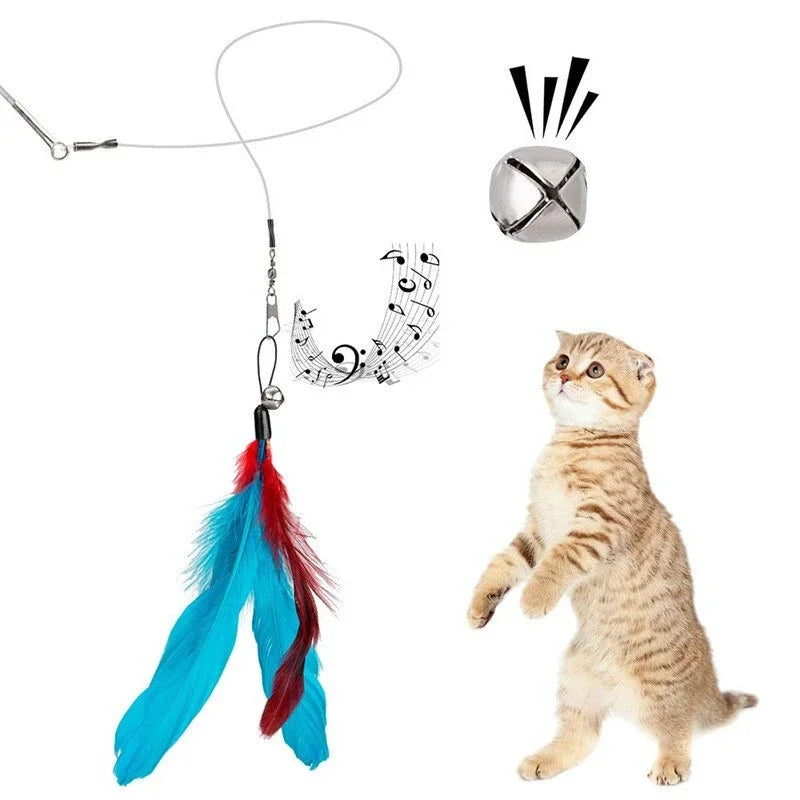 11-Piece Cat Feather Toy Set