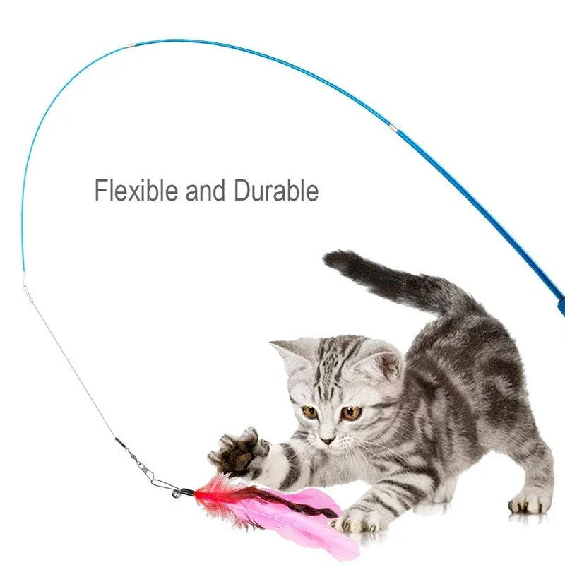 11-Piece Cat Feather Toy Set