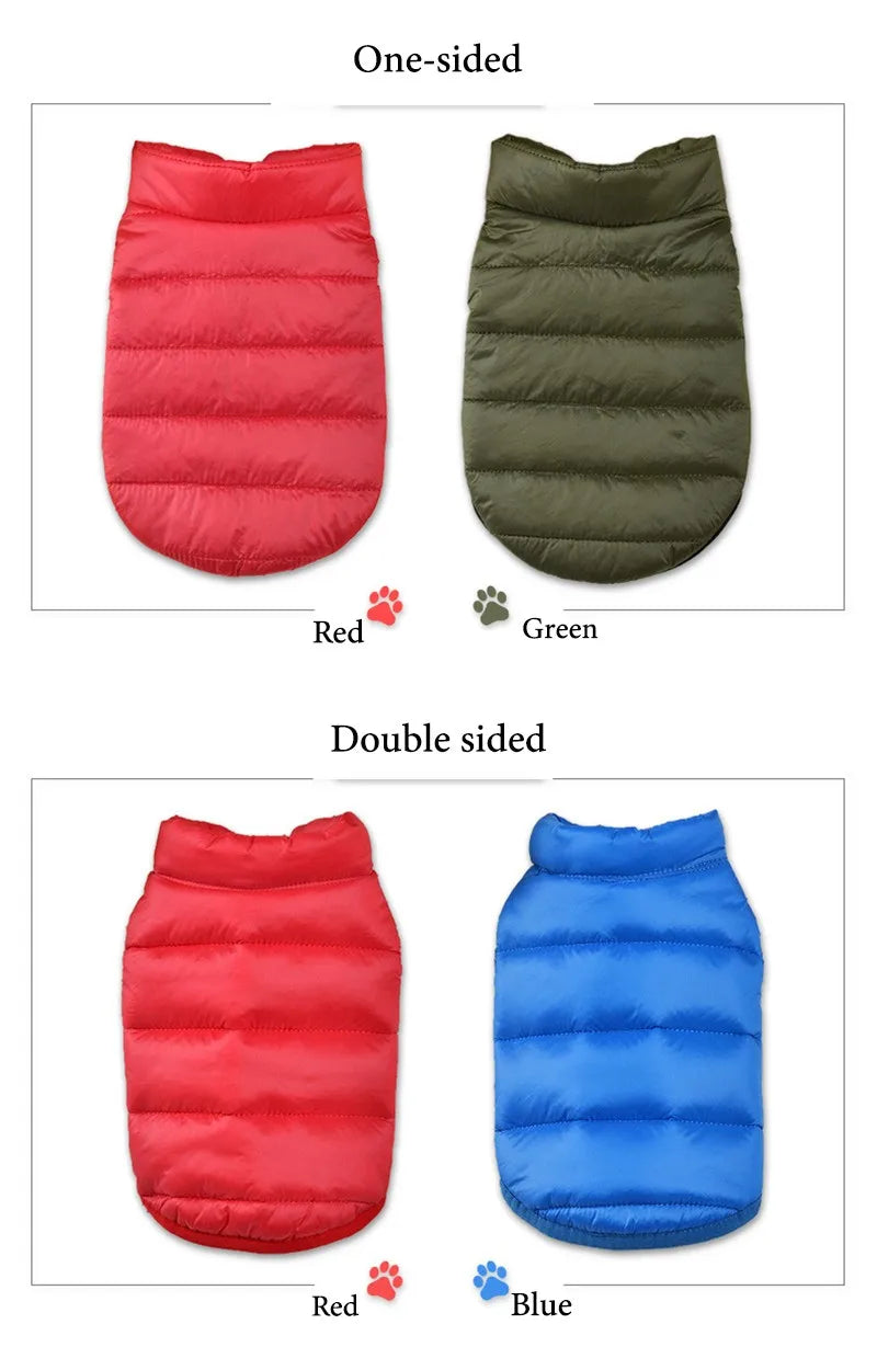 Double Sided Jacket for small and medium dogs