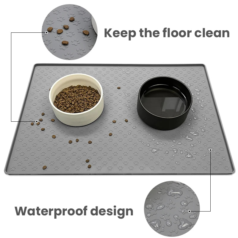 Pet food and drink silicon Placemat