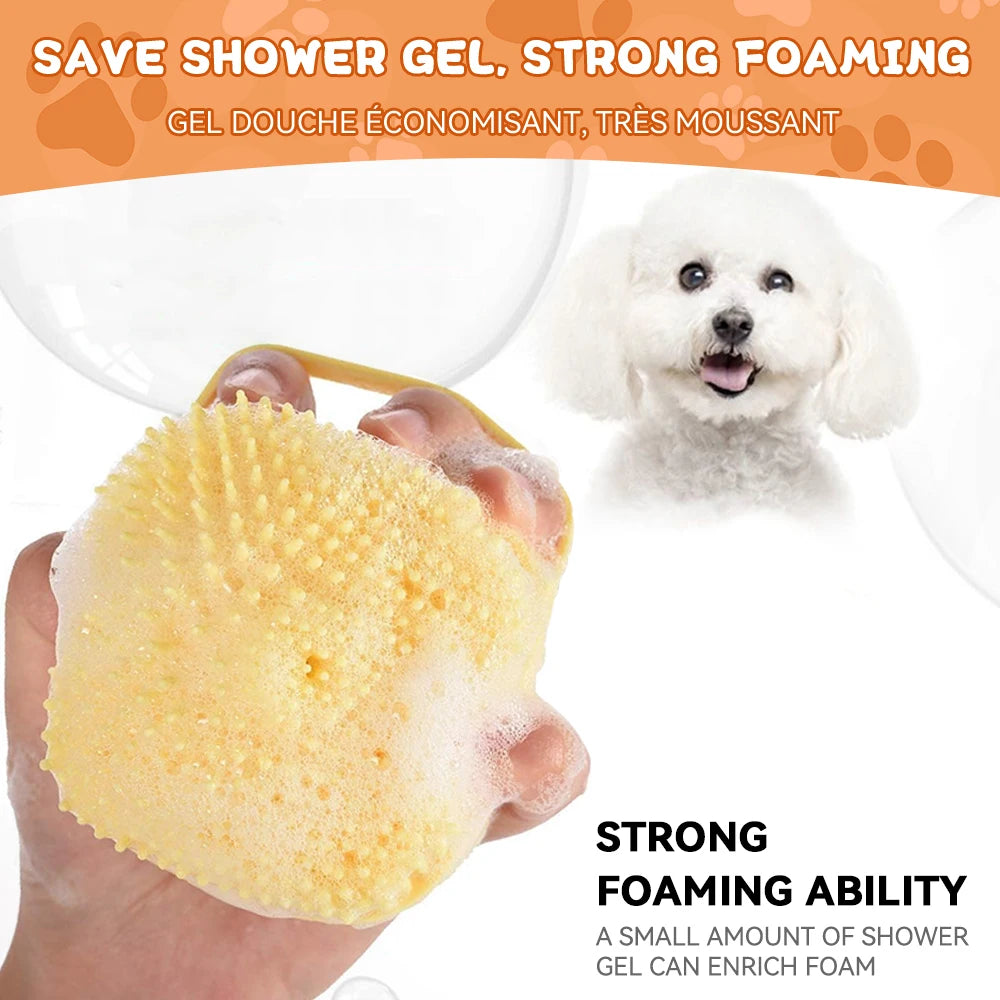 Pet Bathing and Massage Brush (Dog - Cat)