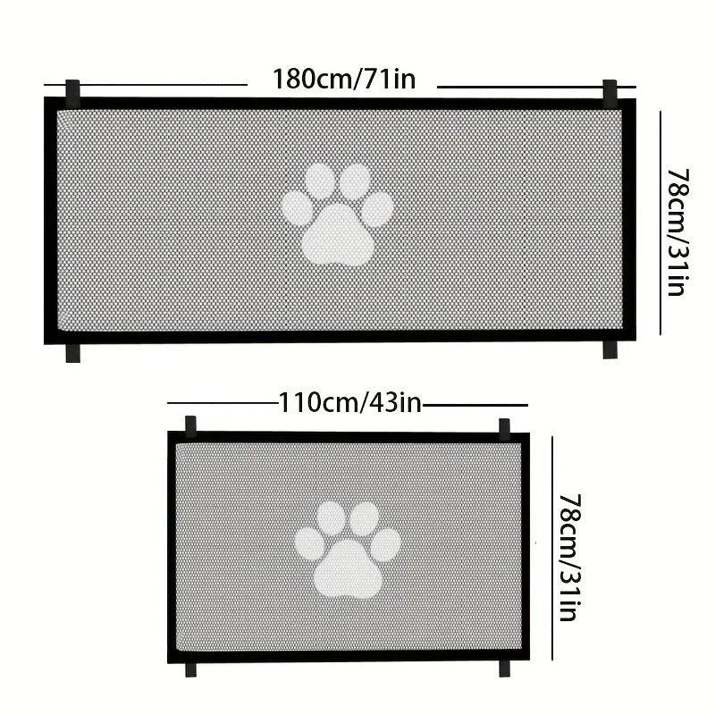 Pet Barrier Fences With 4 Pcs Hook